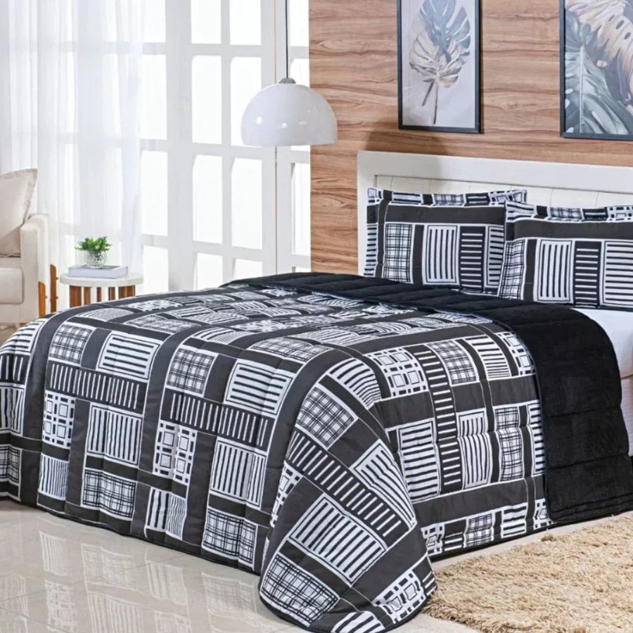 Edredom Casal Padrão Dupla Face