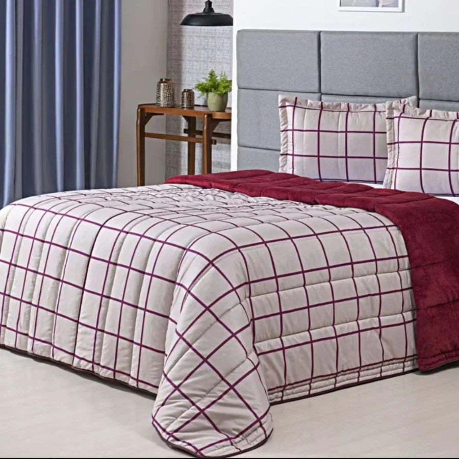 Edredom Casal Padrão Dupla Face