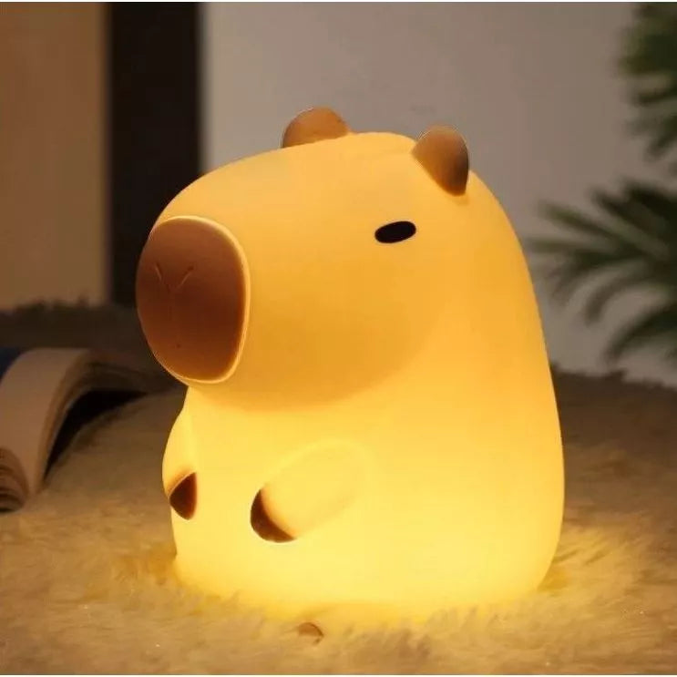 Luminária Capybara em Silicone Sleep Night