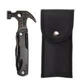 Martelo Portátil Multifuncional Garra Ao Ar Livre Camping Adventure Survival Kit Com Bolsa de Nylon