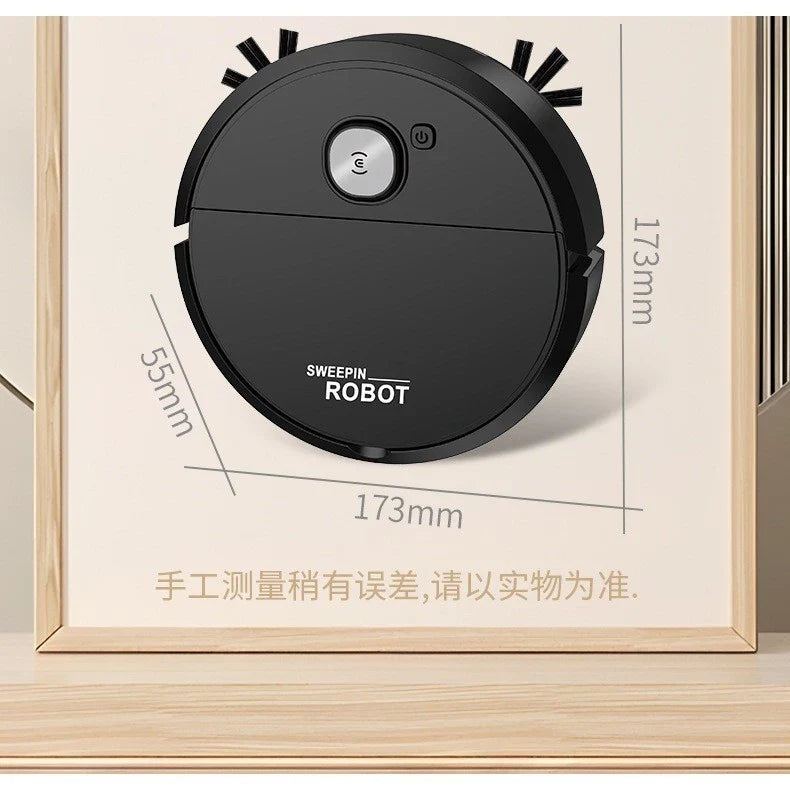 Robô Varredora/Aspirador De Pó Automática 3 Em 1 Limpeza Doméstica Robótico Inteligente E Silencioso