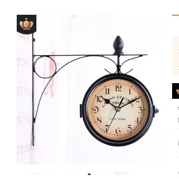 Relógio Retrô Dupla Face