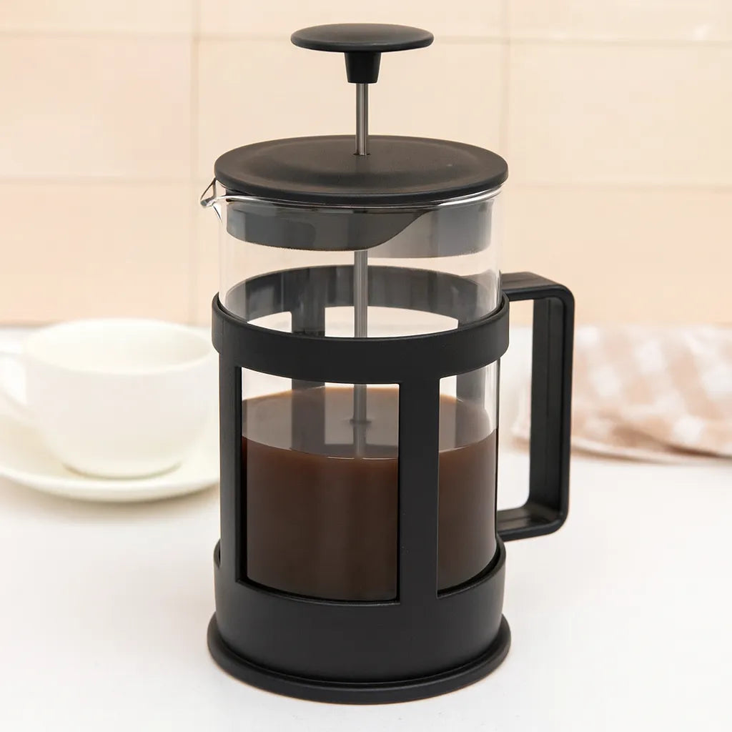 Cafeteira Prensa Francesa em Vidro com Filtro Inox