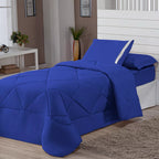 Kit Edredom Solteiro Dupla Face 4 Peças