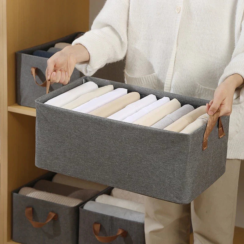 Caixa De Armazenamento para Roupas - Grade para Íntimas e Calças