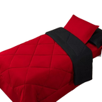 Kit Edredom Solteiro Dupla Face 4 Peças