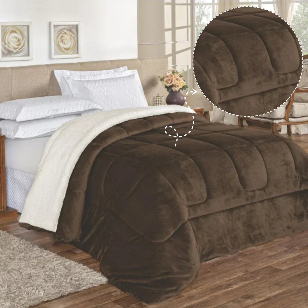 Edredom Sherpa Queen 2.40x2.20