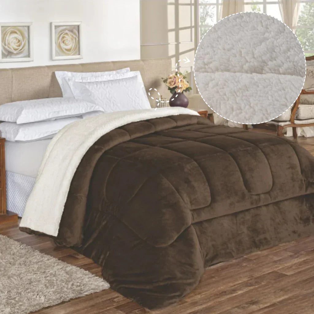 Edredom Sherpa Queen 2.40x2.20