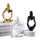 Trio de Estátuas Nórdicas Abstratas