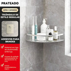 KIT 2 Suporte De Shampoo Prateleiras De Banheiro Sem Furo
