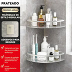 KIT 2 Suporte De Shampoo Prateleiras De Banheiro Sem Furo