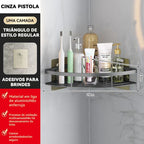 KIT 2 Suporte De Shampoo Prateleiras De Banheiro Sem Furo