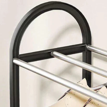 Sapateira Simples De Tubos De Aço Com 4 Andares Para Quarto Dormitório Sala