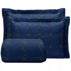 Kit COMPLETO 09 Peças EDREDOM + COBRE LEITO + LENÇOL