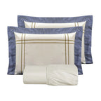 Kit COMPLETO 09 Peças EDREDOM + COBRE LEITO + LENÇOL