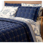 Kit COMPLETO 09 Peças EDREDOM + COBRE LEITO + LENÇOL