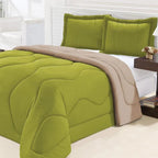 Kit Edredom Dupla Face Malha Gel