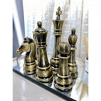 Kit Escultura Decorativa 6 Peças de Xadrez