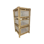 Gaveteiro Organizador Fibra Sintética Tela 3 Gavetas