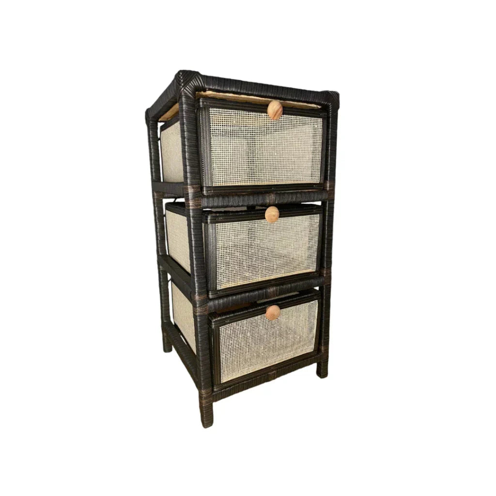 Gaveteiro Organizador Fibra Sintética Tela 3 Gavetas