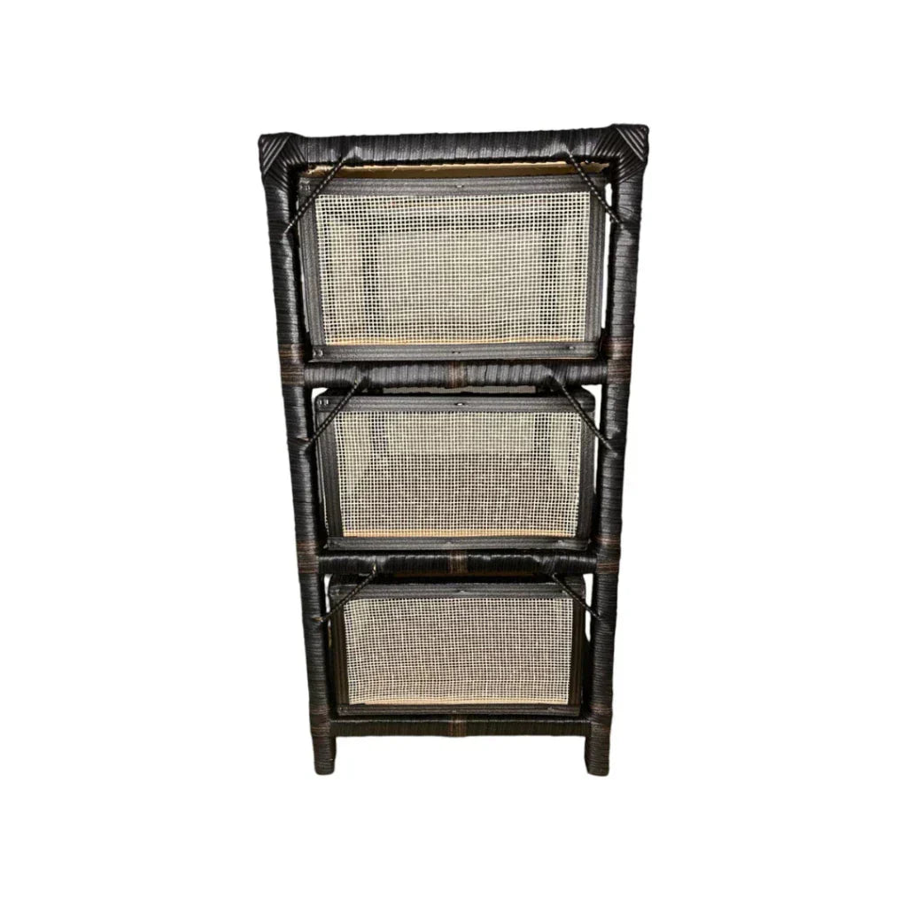 Gaveteiro Organizador Fibra Sintética Tela 3 Gavetas