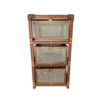 Gaveteiro Organizador Fibra Sintética Tela 3 Gavetas