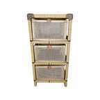 Gaveteiro Organizador Fibra Sintética Tela 3 Gavetas