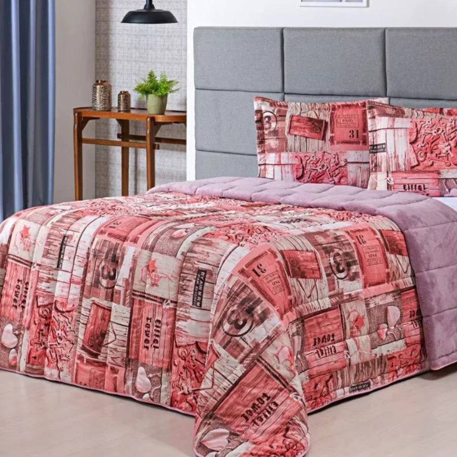 Edredom Casal Padrão Dupla Face