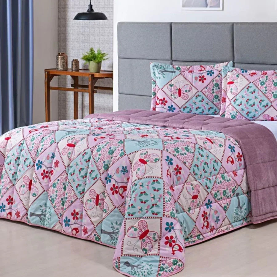 Edredom Casal Padrão Dupla Face