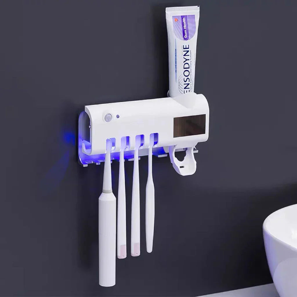 kit Dispenser Aplicador Creme Dental Automático