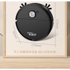 Robô Varredora/Aspirador De Pó  Automática 3 Em 1 Limpeza Doméstica Robótico Inteligente E Silencioso
