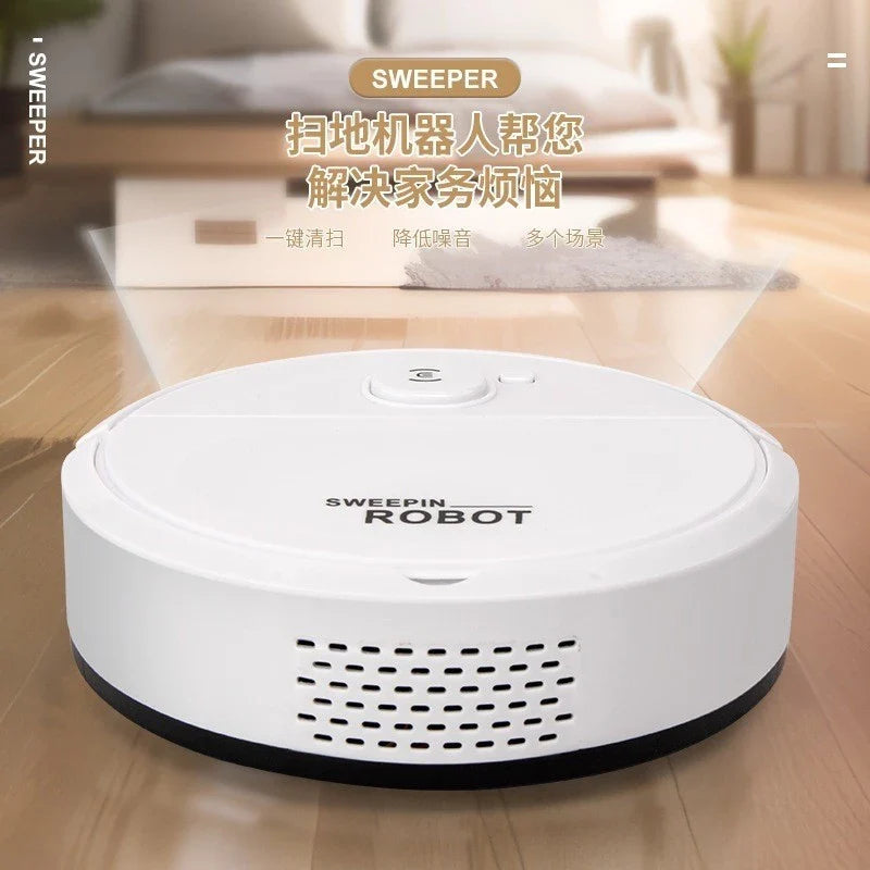 Robô Varredora/Aspirador De Pó  Automática 3 Em 1 Limpeza Doméstica Robótico Inteligente E Silencioso