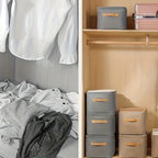 ORGANIZADOR DE ROUPAS DOBRÁVEL - COMPRE 1 E LEVE 4 - SOMENTE HOJE 🔥