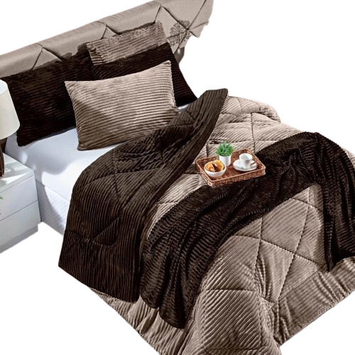 Kit  3 Peças Coberdrom King Denver